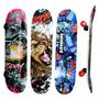 Imagem de Skate Semi Profissional Completo Super Reforçado Radical - Até 70kg - 9 Lâminas