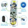 Imagem de Skate Skateboard Iniciante 70Kg Completo Shape 7.0 Montado