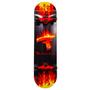 Imagem de Skate Traxart Profissional Fire Preto e Vermelho DZ-277