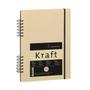 Imagem de Sketchbook Kraft 120g Meia Espiral A5 com 80 Folhas 10628780