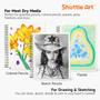 Imagem de Sketchbook Shuttle Art 9x12" - 220 Folhas (Pacote com 2)