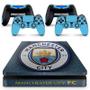 Imagem de Skin Adesivo Protetor Para Ps4 Slim Manchester City B2