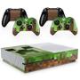 Imagem de Skin Adesivo Protetor X Box One S E Controles Minecraft B2