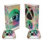 Imagem de Skin Compatível Xbox Series S Vertical Adesivo - Abstrato 89