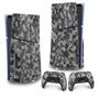 Imagem de Skin PS5 Slim Adesivo Vertical - Camuflado Cinza