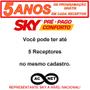 Imagem de Sky Pre Pago Conforto - Kit Completo com 02 Receptores