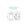 Imagem de Sleek Interruptor 1 Tecla Simples + 1 Tecla Paralelo Separados 10a
