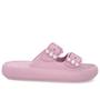 Imagem de Slide Plataforma Poofy Rosa Eva Fivela Brilho