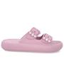 Imagem de Slide Plataforma Poofy Rosa Eva Fivela Brilho