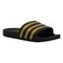 Imagem de Slide Preto e Dourado Adilette Aqua  Adidas