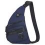 Imagem de Sling Bag Qidelong Anti-Roubo, Peitoral, Ombro, Azul