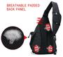 Imagem de Sling Bag TurnWay TWS-001 à Prova D'Água com Porta USB - Bolsa de Viagem Preta