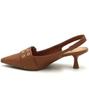Imagem de Slingback Caramelo Com Fivelas Bottero 365407