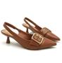 Imagem de Slingback Caramelo Com Fivelas Bottero 365407