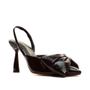 Imagem de Slingback Couro Preto Salto Alto Cecconello 2391001-4