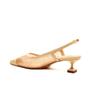 Imagem de Slingback Nude Salto Baixo Cecconello 2478001-2