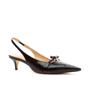 Imagem de Slingback Preto Salto Baixo Cecconello 2473010-2