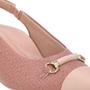 Imagem de Slingback Rosa Couro Salto Fino