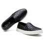 Imagem de Slip On de Couro Feminino Texturizado Calce Facil Elastico Solado Borracha