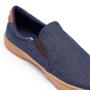 Imagem de Slip On Masculino Casual Calce Fácil + Relógio + Carteira