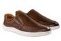 Slip-On Masculino Couro Pinhão - Cód 5025 - Porto Free Imagem de Slip-On Masculino Couro Pinhão - Cód 5025