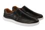 Imagem de Slip-On Masculino Couro Preto - Cód 5025