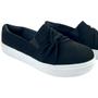 Imagem de Slip-On Nobuck Preto Detalhe Nó Lateral - ULLY