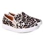 Imagem de Slip On Vizzano Animal Print Onça Feminino - Bege Escuro