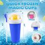 Imagem de Slushy Cup Wiss Kitchen Quick Frozen Magic reutilizável azul/rosa