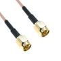 Imagem de SMA Macho Para SMA Macho RG316 Conector De Crimpagem Coaxial Cabo De Extensão RF Fio Pigtail De