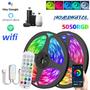 Imagem de Smart Fita LED Wifi 5mts KIT Inteligente fita LED RGB DUAL Alexa/Google