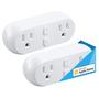Imagem de Smart Plug Meross WiFi Dual 15A - Pacote com 2 Tomadas Inteligentes