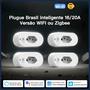 Imagem de Smart Plug Wi-Fi Zigbee 16A/20A com Monitoramento de Energia - Controle Remoto via Google Home e Alexa
