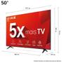 Imagem de Smart TV 4K 50 Polegadas LG UHD 50UT8050 Processador A5 Ger7 AI Alexa/Chromecast integrado Otimizador de Jogos webOS 24 Controle Smart Magic