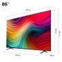 Imagem de Smart TV 4K LG NanoCell 86" Polegadas 86NANO80TSA, Processador α8 AI, Freesync, Alexa e Wi-Fi