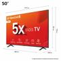 Imagem de Smart TV 4K NanoCell 50" Polegadas Processador α5 Ger7 AI, Alexa, Controle Smart Magic e Wi-Fi - 50NANO80TSA