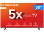 Imagem de Smart TV 50 4K LCD LED NanoCell LG 50NANO80TSA WebOS 24 Processador a5 Ger7 WiFi e Bluetooth com Alexa 3 HDMI 2 USB