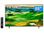 Smart TV 55” 4K NanoCell LG Quantum Dot QNED 120Hz - AI Processor Wi-Fi Bluetooth HDR Alexa 55QNED80 Imagem de Smart TV 55” 4K NanoCell LG Quantum Dot QNED 120Hz