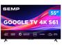 Smart TV 55” 4K SEMP 55S61 Google TV Hdr Uhd 4k Hdmi Imagem de Smart TV 55” 4K SEMP 55S61 Google TV Hdr Uhd 4k Hdmi