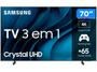 Imagem de Smart TV 70” UHD 4K LED Crystal Samsung 70CU8000 Wi-Fi Bluetooth Alexa 3 HDMI