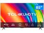 Smart TV 85” 4K UHD LED TCL 85P745 - Wi-Fi Bluetooth Google Assistente 3 HDMI 2 USB Imagem de Smart TV 85” 4K UHD LED TCL 85P745