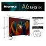 Imagem de Smart TV Hisense UHD 4K DLED 70" Polegadas 70A6K com Sleep Timer, Entrada HDMI e Wi-Fi