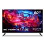 Smart TV HQ 60" UHD 4K, HDR Android 11, Design Slim, Processador Quad Core, Espelhamento de tela - HQSTV60NK Imagem de Smart TV HQ 60" UHD 4K, HDR Android 11, Design Slim, Processador Quad Core, Espelhamento de tela - HQSTV60NK