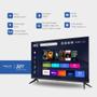 Smart TV LED 32" HQ HD 3 HDMI 2 USB WI-FI Android 11 Design Slim Imagem de Smart TV LED 32" HQ HD 3 HDMI 2 USB WI-FI Android 11 Design Slim