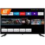 Smart TV LED 43" Full HD Philco PTV43E10N5SF com Midiacast 2 HDMI 2 USB Imagem de Smart TV LED 43" Full HD Philco PTV43E10N5SF com Midiacast 2 HDMI 2 USB
