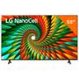 Imagem de Smart TV LG 55 polegadas 4K UHD, NanoCell, 55NANO77SRA