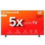 Imagem de Smart TV NanoCell 55" Ultra HD 4K LG 55NANO80TSA 3 HDMI 2 USB Wi-Fi Bluetooth