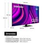 Imagem de Smart TV Samsung 55 Polegadas QLED 4K, 4 HDMI, 2 USB, Wi-Fi, Bluetooth, Modo Game, IA, Alexa e Google Assistente, Preto - QN55Q80BAGXZD