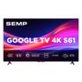 Smart TV Semp 55 Polegadas LED 4K S61 WiFi Bluetooth Google TV 3 HDMI HDR10 Dolby Audio 55S61 Imagem de Smart TV Semp 55 Polegadas LED 4K S61 WiFi Bluetooth Google TV 3 HDMI HDR10 Dolby Audio 55S61