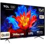 Smart TV TCL 55 Polegadas QLED 4K P8K WiFi Bluetooth Google TV 144Hz HDR10+ Dolby Atmos Vision 55P8K Imagem de Smart TV TCL 55 Polegadas QLED 4K P8K WiFi Bluetooth Google TV 144Hz HDR10+ Dolby Atmos Vision 55P8K